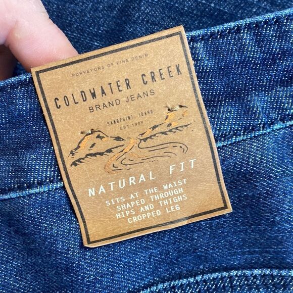 Coldwater Creek High Rise Cropped Jeans NWT - Picture 6 of 9